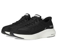 Skechers Baskets à Enfiler Contour Foam pour Homme - Coupe Confortable - Mains Libres, Noir/Blanc, 42.5 EU