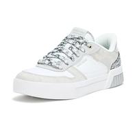Skechers Baskets à Enfiler Jade-Radiant Roar Mains Libres pour Femme, Blanc/argenté, 39 EU