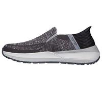 Skechers Baskets à Enfiler Neville-Rovelo pour Homme, Gris Anthracite/Gris Clair, 10.5 Wide