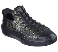 Skechers Baskets à Enfiler pour Homme X Dog: Snoop One-Double G Mains Libres, Noir/Or, 42 EU