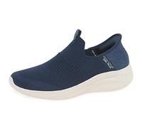 Skechers Baskets à Enfiler Ultra Flex 3.0 pour Femme Mains Libres, Bleu Marine, 6 Wide