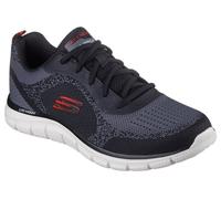 Skechers Baskets À Lacets Pour Hommes Track Glendor En Noir/Rouge, 5.5-13