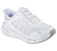 Skechers Baskets Aberdeen Max Cushioning Glide-Step pour Femme, Bordure Grise synthétique Blanche, 36 EU