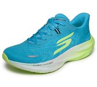 Skechers Baskets Aero Spark pour femme, Bleu/citron vert, 40 EU