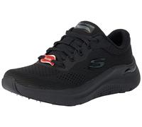 Skechers Baskets Arch Fit 2.0-Big League pour Femme, Noir = Noir, 7.5 Wide