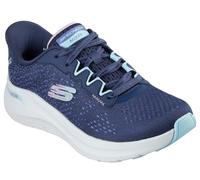 Skechers Baskets Arch Fit 2.0 Fresh Pace pour Femme, Cuir Duraleather Bleu Marine, 38 EU