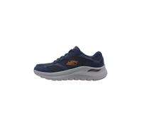 Skechers Baskets Arch Fit 2.0 pour Homme, Bordure en Daim Bleu Marine, 41 EU
