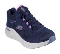 Skechers Baskets Arch Fit 2.0 Rainy Days pour Femme, Bordure Violette en Maille Marine, 40 EU