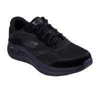 Skechers Homme Arch Fit 2.0 The Keep Basket, Black Suede/Mesh/Duraleather/Trim, 46 EU