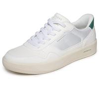 Skechers Baskets Arch Fit Court Break KOMFORTABEL pour Homme, Blanc Duraleather/Mesh, 41 EU