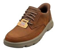 Skechers Homme Arch Fit Garza Rowan Basket, Dark Brown Leather/Synthetic, 47.5 EU