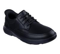 Skechers Homme Arch Fit Garza Rowan Slip-In ENTRAINEUSE, Black Leather / Synthetic, 48.5 EU
