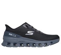 Skechers Baskets Arch Fit Glide-Step Pro pour Homme, Tricot Noir Anthracite PU, 48.5 EU