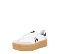 SKECHERS Baskets basses 'ACADEMY' beige clair / marine / blanc, Taille 40