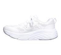 Skechers Femme Max Cushioning Elite-Step Up Baskets, Blanc (White Leather/Silver Trim WSL), 38 EU