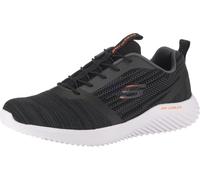 SKECHERS Baskets basses 'Bounder' gris chiné / orange foncé / noir, Taille 42