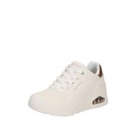 SKECHERS Baskets basses bronze / blanc, Taille 38