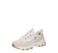 SKECHERS Baskets basses 'D'LITES' crème / mastic / vert / rose, Taille 40