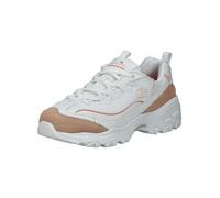 SKECHERS Baskets basses 'D'Lites - New Heat' abricot / blanc, Taille 37