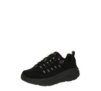 SKECHERS Baskets basses 'D'LUX WALKER 2.0' noir / argent, Taille 36