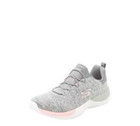 SKECHERS Baskets basses 'Dynamight - Break-Through' gris chiné / rose, Taille 41