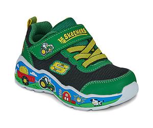 Skechers Baskets basses enfant PLAY SCENE JOHN DEERE in Vert 22