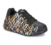 Skechers Uno Lite Metallic Love Femme Noir Doré Taille 36 EU