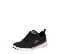 SKECHERS Baskets basses 'Flex Appeal 3.0' beige clair / noir, Taille 35