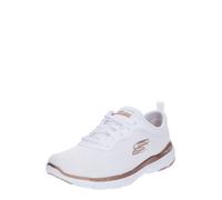 SKECHERS Baskets basses 'Flex Appeal 3.0' bronze / blanc, Taille 37