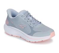 Skechers Baskets Go Run Consistent 2.0 Captiva pour Femme, Textile Gris avec Bordure Bleue, 39 EU