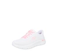 SKECHERS Baskets basses 'GO WALK FLEX - CARLA' rose / blanc, Taille 37