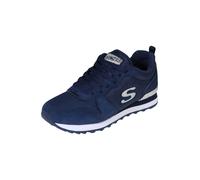 Skechers Baskets femme Retros-og 85-goldn Gurl suède/mesh/nylon bleu marine, liseré argenté, 38 EU