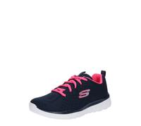 SKECHERS Baskets basses 'Graceful Get Connected' bleu marine / gris / rose, Taille 37