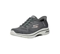 Skechers Homme Go Walk Arch Fit 2.0 Grand Select 2 Basket, Charcoal and Red Textile, 42.5 EU