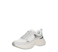 SKECHERS Baskets basses 'HAZEL 2' gris clair / argent / blanc, Taille 38
