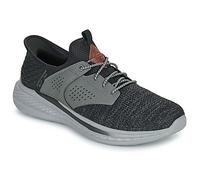 Skechers Baskets Slade-Caster pour homme, noir/gris, 42 EU