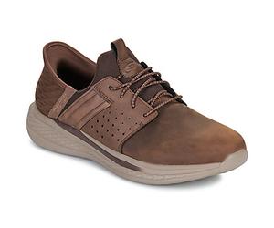 Skechers Baskets basses SLIP-INS: SLADE - ZACHARY in Marron 42