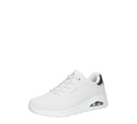 SKECHERS Baskets basses 'Uno' argent / blanc, Taille 36
