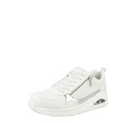 SKECHERS Baskets basses 'UNO' argent / blanc, Taille 40