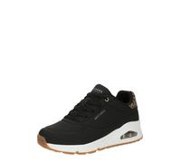 SKECHERS Baskets basses 'UNO' beige foncé / noir, Taille 41