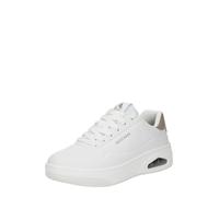SKECHERS Baskets basses 'UNO COURT - FAST BREAK' brocart / blanc, Taille 37
