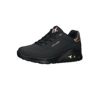 SKECHERS Baskets basses 'Uno-Golden Air' or rose / noir / blanc, Taille 40