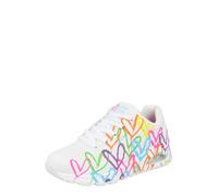 Baskets basses semi-compensées Skechers - Blanc - Femme - Lacets 35