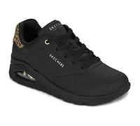 SKECHERS Baskets basses 'UNO' noisette / noir, Taille 39