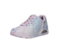 SKECHERS Baskets basses 'Uno - Marble Marvel' bleu clair / or / bleu violet, Taille 39