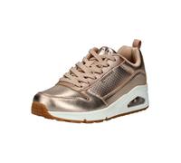 Baskets - SKECHERS - UNO METALLIXS - Or - Talon plat - Lacets - Mixte 38