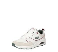 SKECHERS Baskets basses 'Uno - Retro One' greige / vert / rouge foncé / blanc, Taille 40