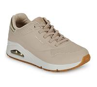 Skechers Baskets Femme Uno Shimmer Away Naturel Taille 37 EU