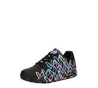 SKECHERS Baskets basses 'Uno-Spread the Love' aqua / menthe / rose / noir, Taille 36