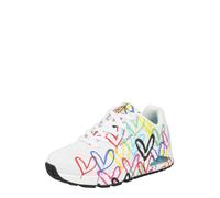 SKECHERS Baskets basses 'UNO-SPREAD THE LOVE' turquoise / rose / noir / blanc, Taille 36